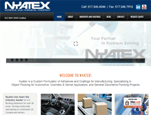 Tablet Screenshot of nyatex.com